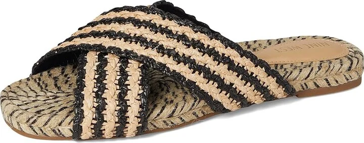 Nine West Animay Women's Dress Sandals Black/Natural : 8 M, Synthetic - Image 5