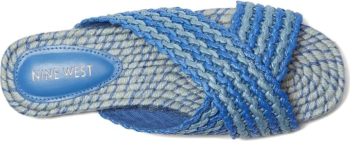 Nine West Animay Women's Dress Sandals Blue : 6.5 M, Synthetic - Image 2