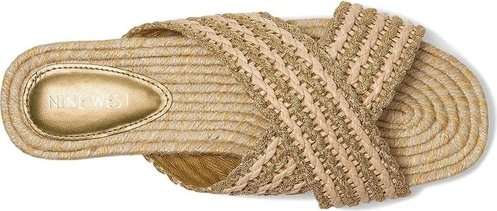 Nine West Animay Women's Dress Sandals Bronze/Natural : 11 M, Synthetic - Image 2