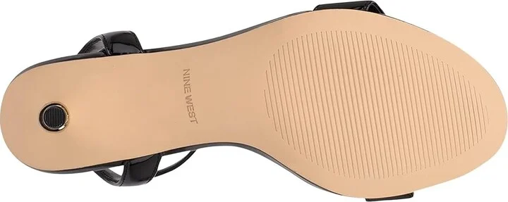 Nine West Anny Women's Sandals Black Patent : 8.5 M, Synthetic - Image 3