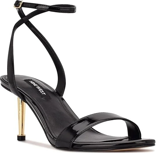 Nine West Anny Women's Sandals Black Patent : 8.5 M, Synthetic - Image 5