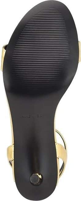 Nine West Anny Women's Sandals Gold : 7 M, Synthetic - Image 3