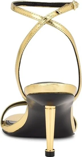 Nine West Anny Women's Sandals Gold : 7 M, Synthetic - Image 4