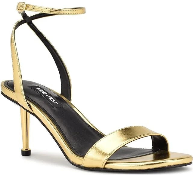 Nine West Anny Women's Sandals Gold : 7 M, Synthetic - Image 5