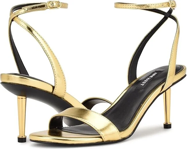 Nine West Anny Women's Sandals Gold : 7 M, Synthetic