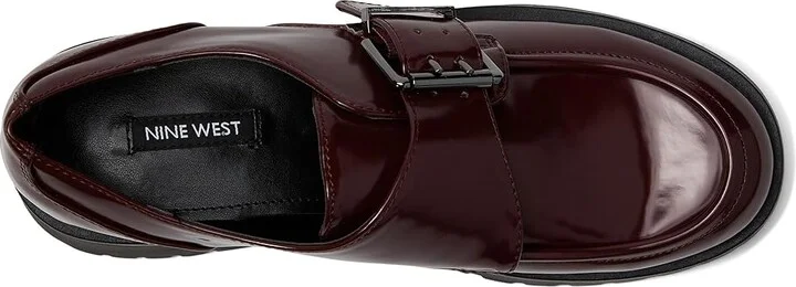 Nine West Araise 3 Women's Flat Shoes Dark Red Patent : 6 M, Leather/Rubber - Image 2