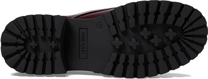 Nine West Araise 3 Women's Flat Shoes Dark Red Patent : 6 M, Leather/Rubber - Image 3