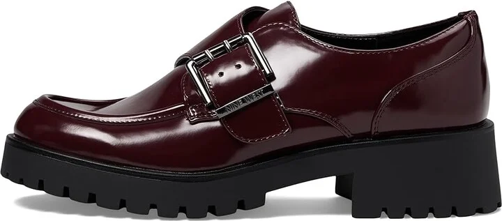 Nine West Araise 3 Women's Flat Shoes Dark Red Patent : 6 M, Leather/Rubber - Image 6
