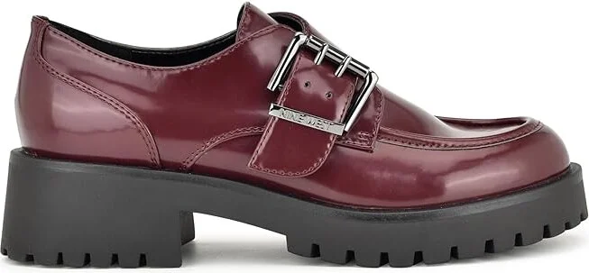 Nine West Araise 3 Women's Flat Shoes Dark Red Patent : 6 M, Leather/Rubber - Image 7