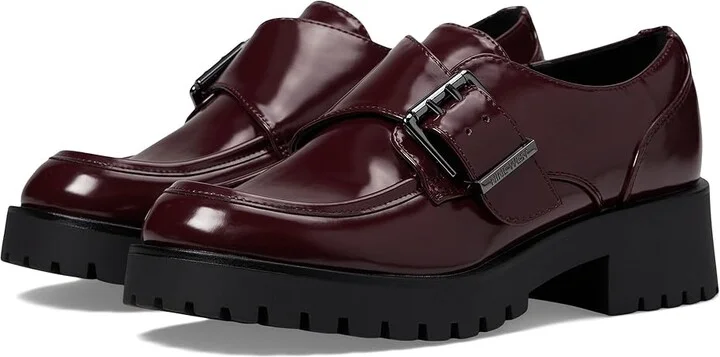 Nine West Araise 3 Women's Flat Shoes Dark Red Patent : 6 M, Leather/Rubber