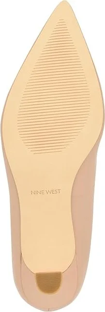 Nine West Ariella High Women's Heels Light Natural Leather : 7 M, Faux Leather - Image 3
