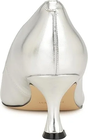 Nine West Ariella High Women's Heels Silver : 8.5 M, Faux Leather - Image 4