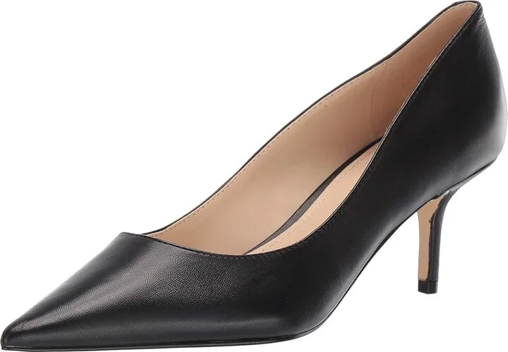 Nine West Arlene Pump Women's Shoes Black : 5 M, Leather - Image 2