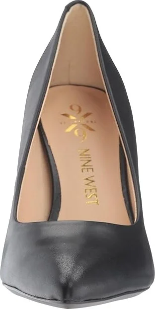 Nine West Astoria9x9 Block Heel Pump High Women's Heels Black Leather : 5.5 M - Image 6