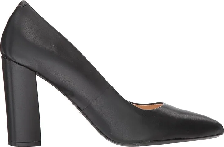 Nine West Astoria9x9 Block Heel Pump High Women's Heels Black Leather : 5.5 M - Image 8