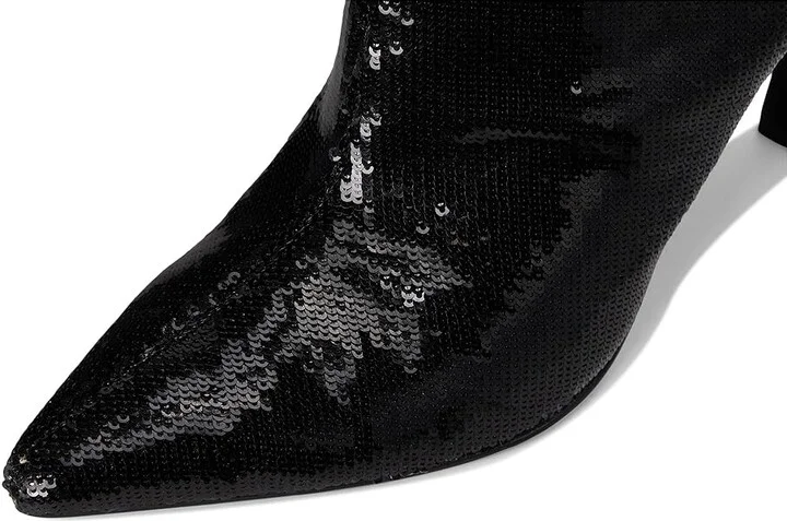 Nine West Baey Women's Boots Black Sequin : 7 M, Synthetic - Image 2