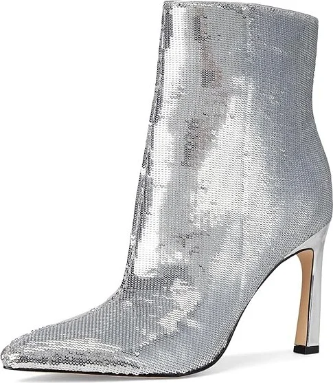 Nine West Baey Women's Boots Silver Sequin : 9 M, Synthetic - Image 5