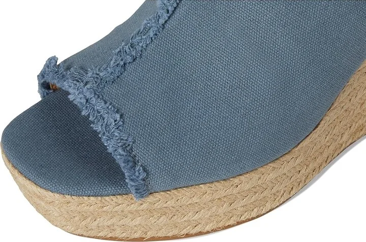 Nine West Baja Women's Dress Sandals Light Blue : 10 M, Canvas - Image 7