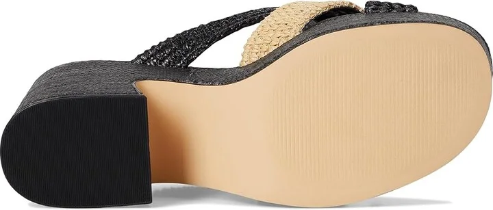 Nine West Bemay Women's Dress Sandals Black/Natural : 11 M, Rubber - Image 3