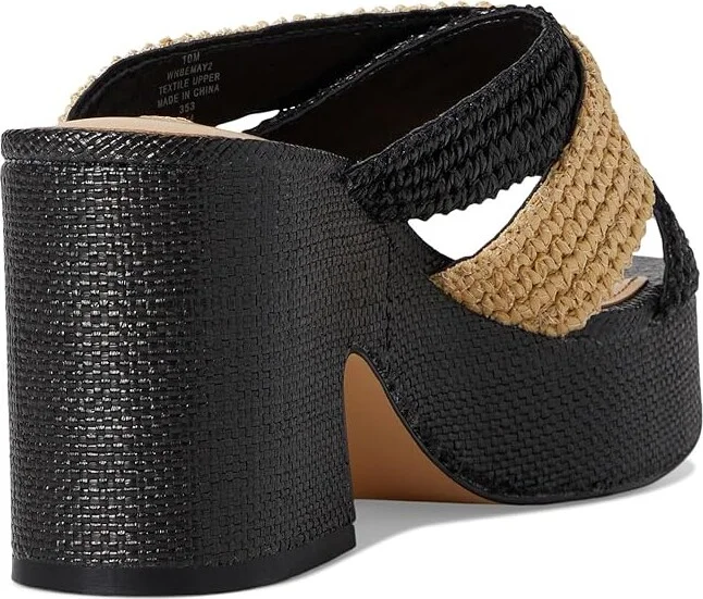 Nine West Bemay Women's Dress Sandals Black/Natural : 11 M, Rubber - Image 4