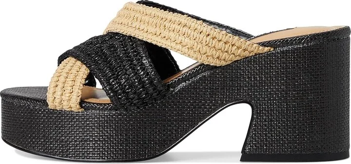 Nine West Bemay Women's Dress Sandals Black/Natural : 11 M, Rubber - Image 6