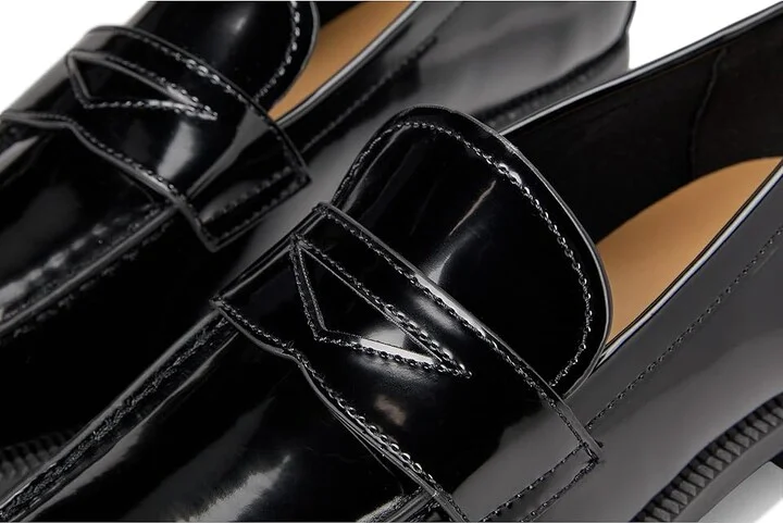 Nine West Berg Women's Flat Shoes Black Patent : 9 M, Suede - Image 7