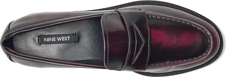 Nine West Berg Women's Flat Shoes Wine Patent : 5 M, Suede - Image 2