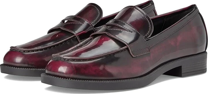 Nine West Berg Women's Flat Shoes Wine Patent : 5 M, Suede