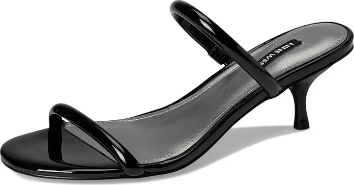 Nine West Berri Women's Dress Sandals Black Patent : 8 M, Leather - Image 5