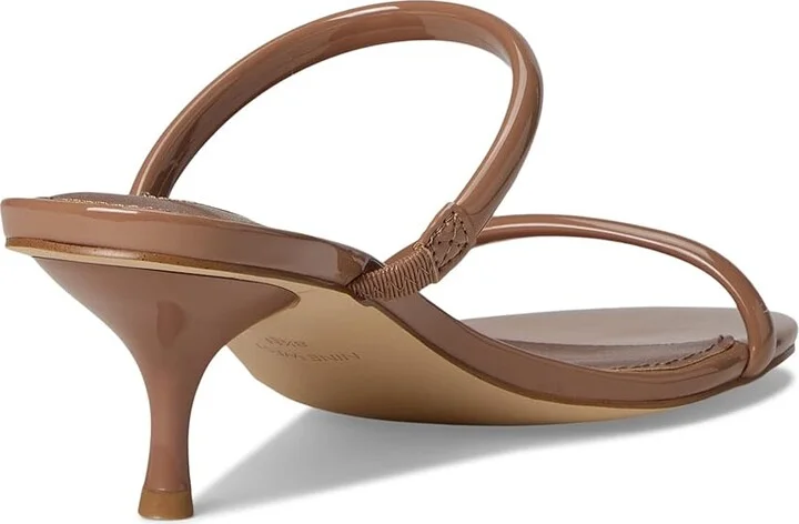 Nine West Berri Women's Dress Sandals Medium Natural Patent : 5 M, Leather - Image 4
