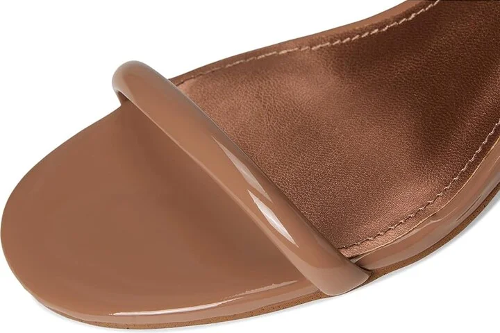 Nine West Berri Women's Dress Sandals Medium Natural Patent : 5 M, Leather - Image 7