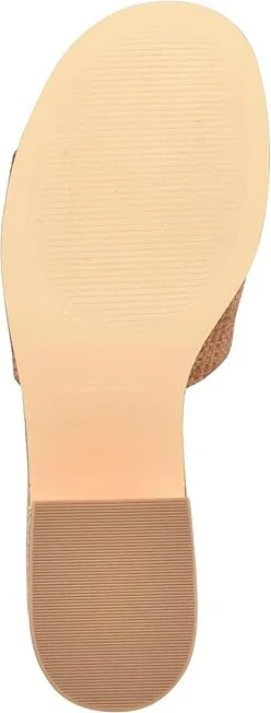 Nine West Boone Women's Sandals Dark Brown Woven : 9.5 M, Leather/Rubber - Image 3