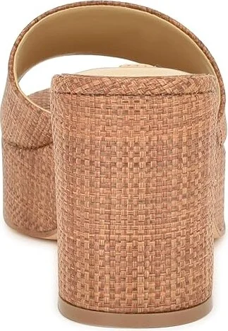 Nine West Boone Women's Sandals Dark Brown Woven : 9.5 M, Leather/Rubber - Image 4
