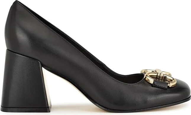 Nine West Caven High Women's Heels Black Leather : 7 M, Leather/Suede - Image 6