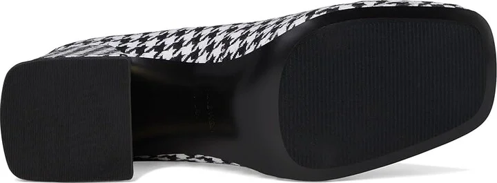 Nine West Caven High Women's Heels Black/White Houndstooth : 6 M, Leather/Suede - Image 3