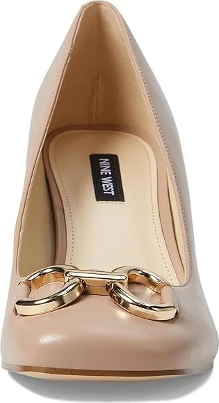 Nine West Caven High Women's Heels Light Natural Leather : 11 M, Leather/Suede - Image 2