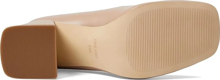 Nine West Caven High Women's Heels Light Natural Leather : 11 M, Leather/Suede - Image 3