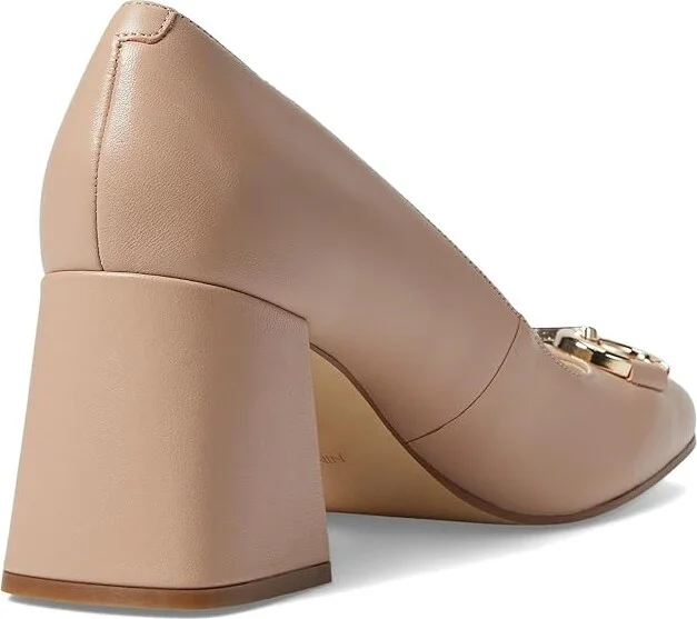 Nine West Caven High Women's Heels Light Natural Leather : 11 M, Leather/Suede - Image 4
