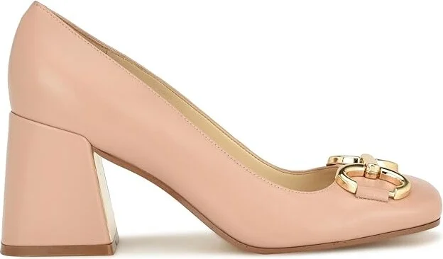 Nine West Caven High Women's Heels Light Natural Leather : 11 M, Leather/Suede - Image 6