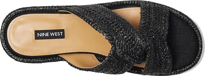 Nine West Cerry Women's Dress Sandals Black : 6 M, Synthetic - Image 2