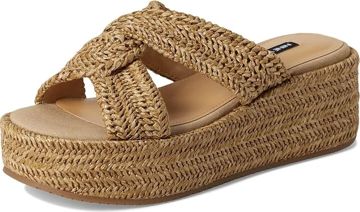 Nine West Cerry Women's Dress Sandals Light Natural : 9.5 M, Synthetic - Image 5