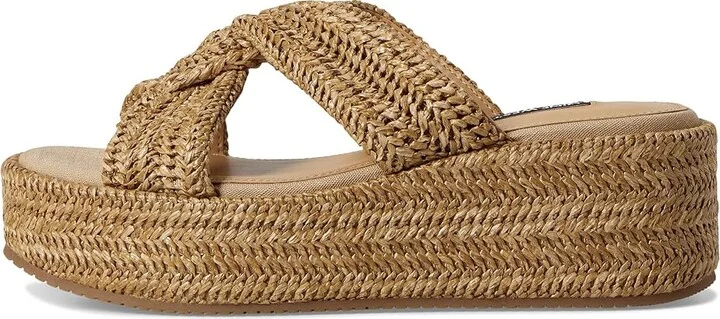 Nine West Cerry Women's Dress Sandals Light Natural : 9.5 M, Synthetic - Image 6
