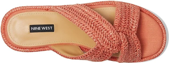 Nine West Cerry Women's Dress Sandals Orange : 10 M, Synthetic - Image 2