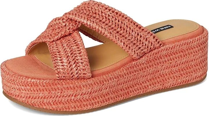Nine West Cerry Women's Dress Sandals Orange : 10 M, Synthetic - Image 5