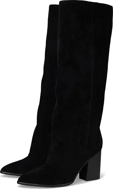 Nine West Chicke Women's Boots Black Suede : 5 M, Suede/Synthetic