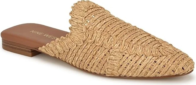 Nine West Cleigha Women's Flat Shoes Light Natural : 5.5 M, Rubber - Image 6