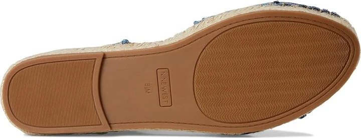 Nine West Darby Women's Dress Sandals Blue Denim : 8.5 M, Synthetic - Image 3