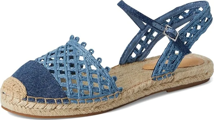 Nine West Darby Women's Dress Sandals Blue Denim : 8.5 M, Synthetic - Image 5