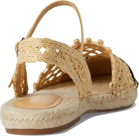 Nine West Darby Women's Dress Sandals Light Natural/Black : 6 M, Synthetic - Image 4