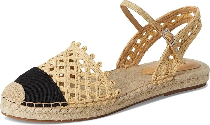 Nine West Darby Women's Dress Sandals Light Natural/Black : 6 M, Synthetic - Image 5